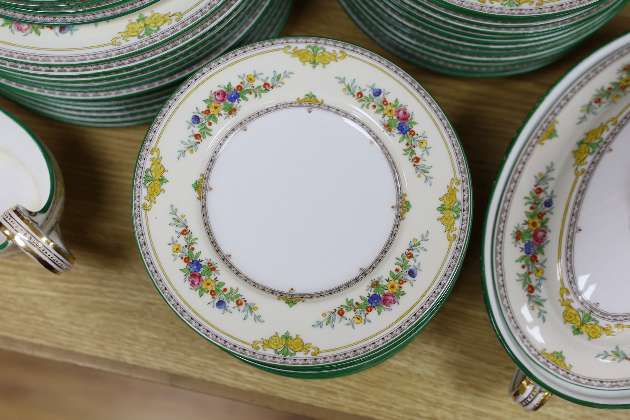A Minton ‘Stanwood’ pattern part dinner service